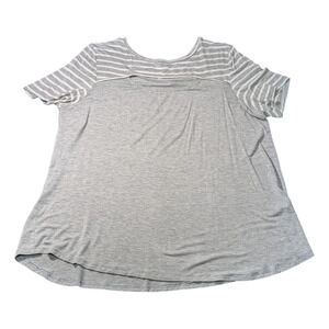 Watermelon Women's Top Size 2XL Grey